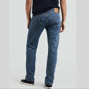Levi’s 501 Straight Leg Button-Fly distressed jean